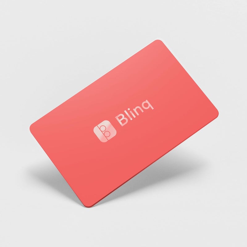 Blinq بطاقة عمل رقمية - بطاقة NFC - مشاركة فورية عبر اللمس - متوافقة مع آيفون وأندرويد (كورال) - Image 5